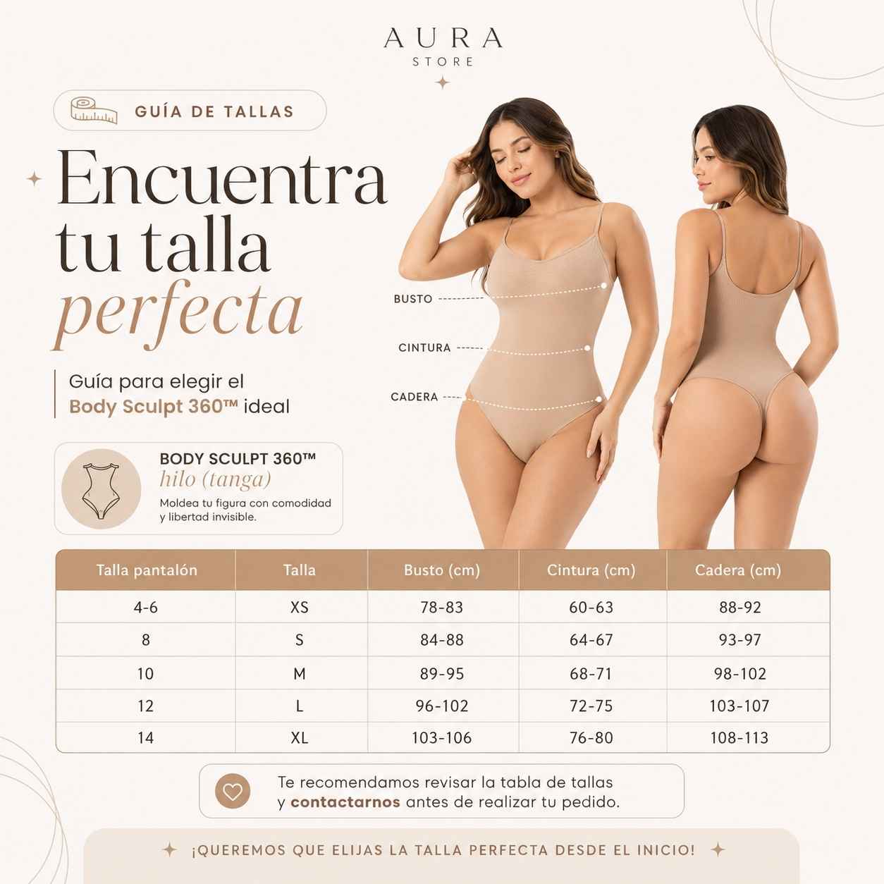 Body Sculpt 360™ - Body Moldeador Invisible en Hilo