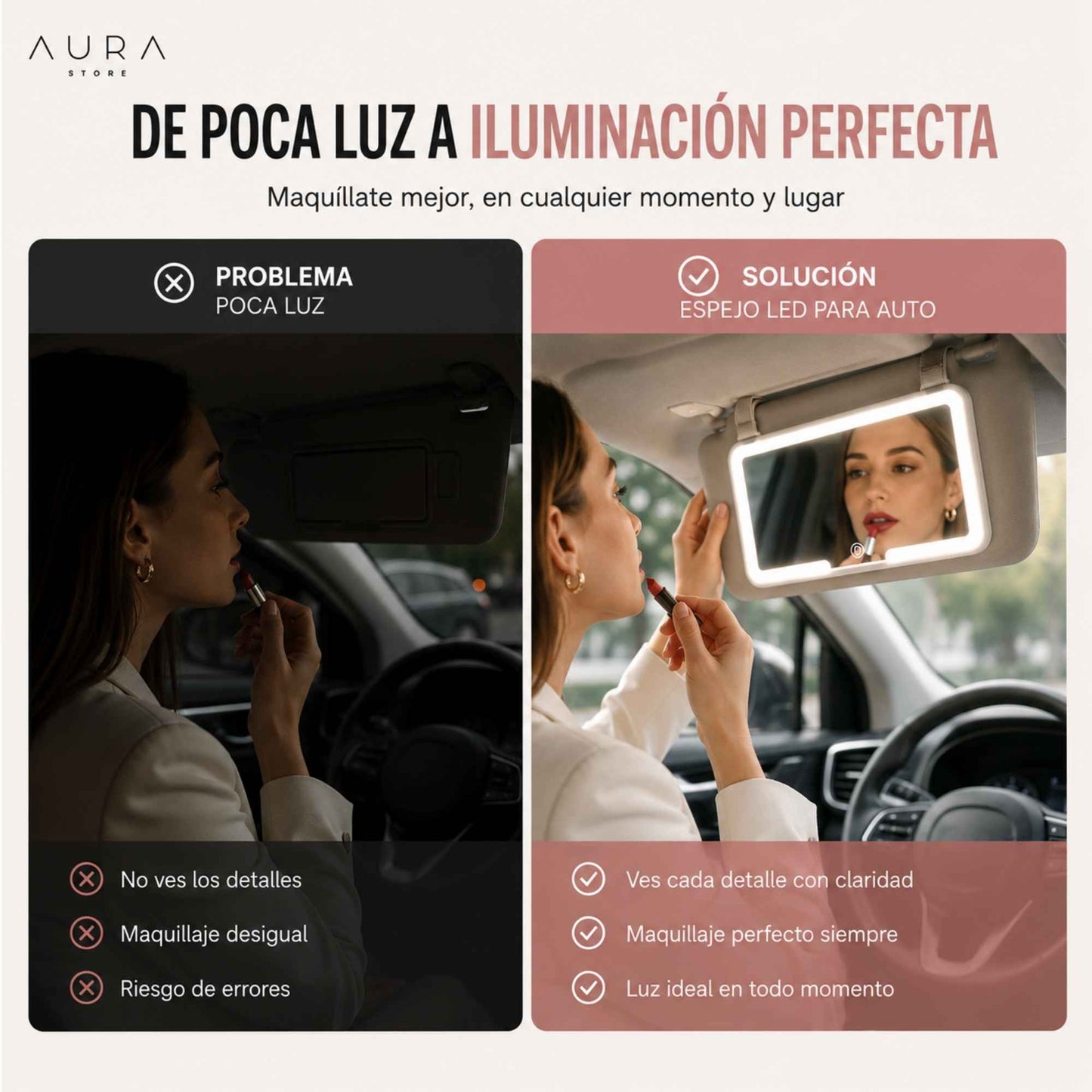 Luz Perfecta en Cualquier Momento | Espejo LED Vanity Pro