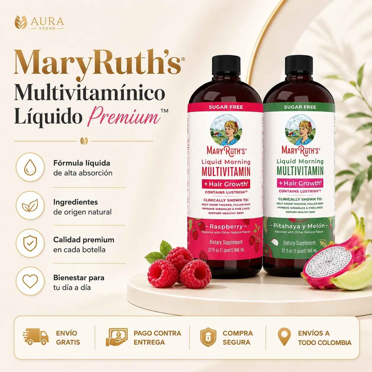 Multivitamínico Líquido de MaryRuth's