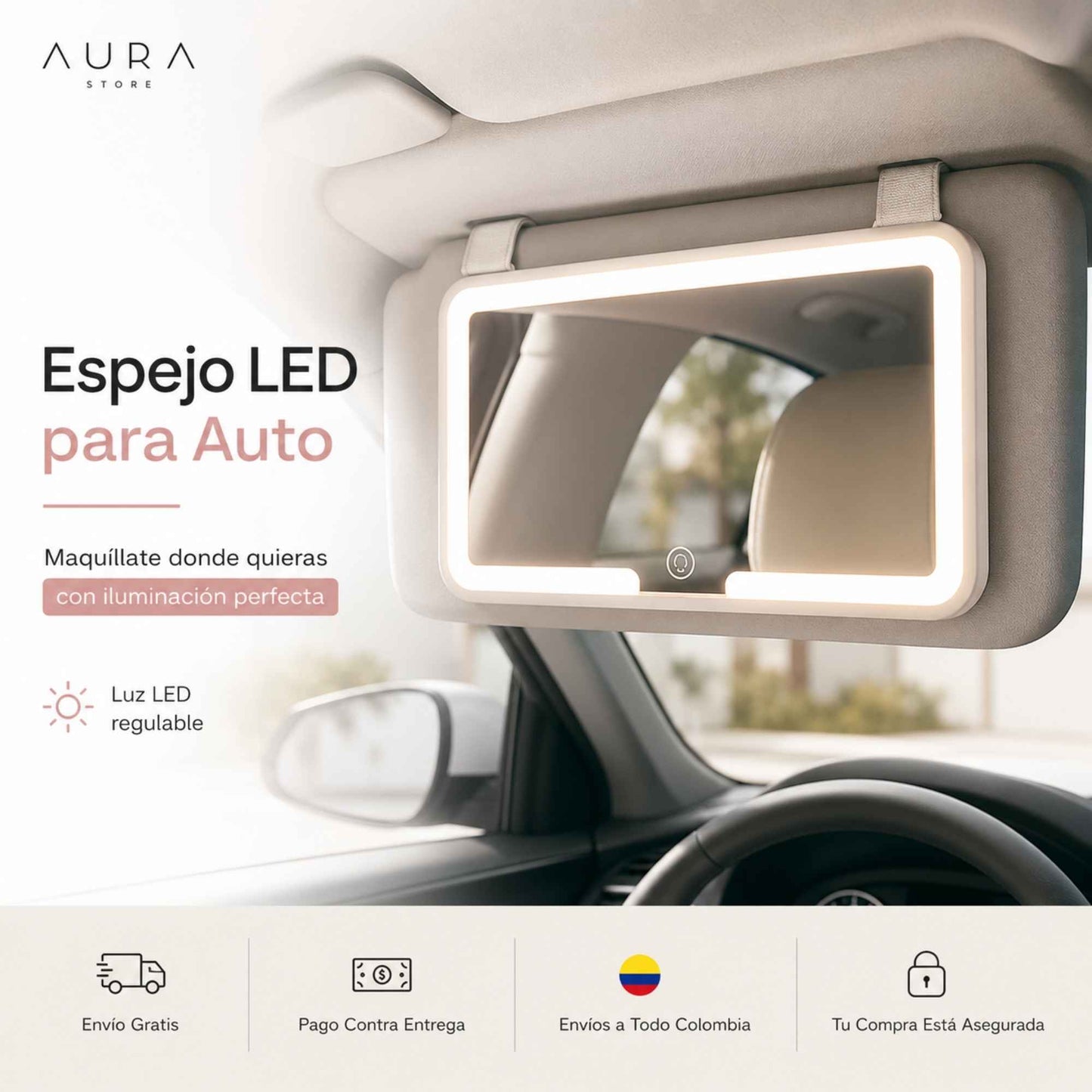 Luz Perfecta en Cualquier Momento | Espejo LED Vanity Pro