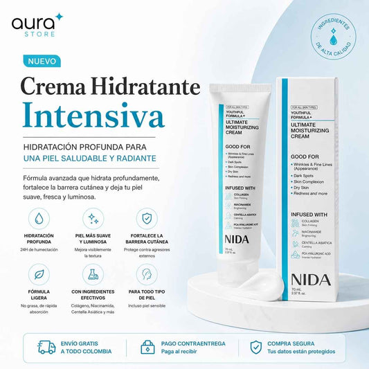 NIDA Youthful: Hidratación intensiva con efecto "Glass Skin"
