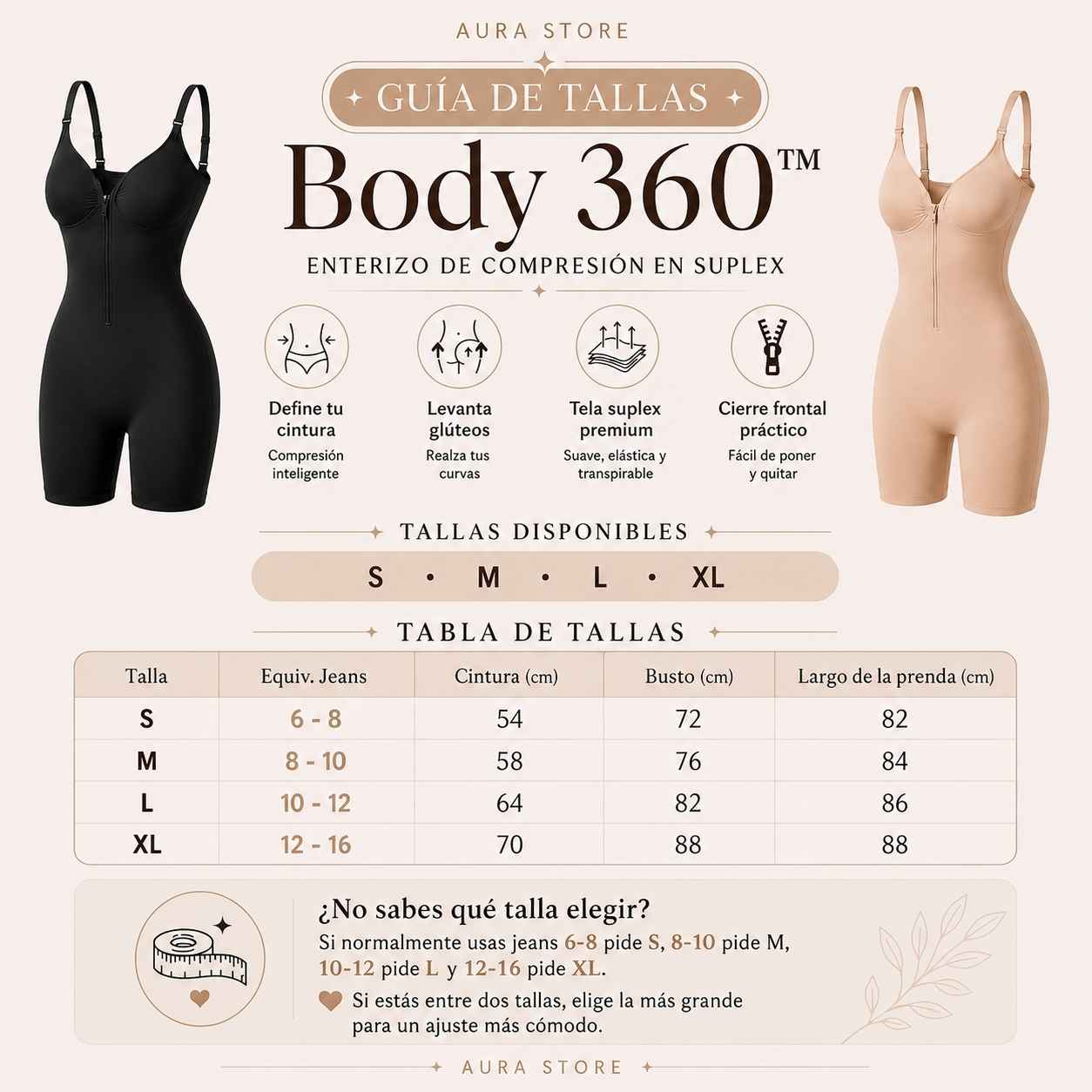 Silueta 360™️ Body de Compresión