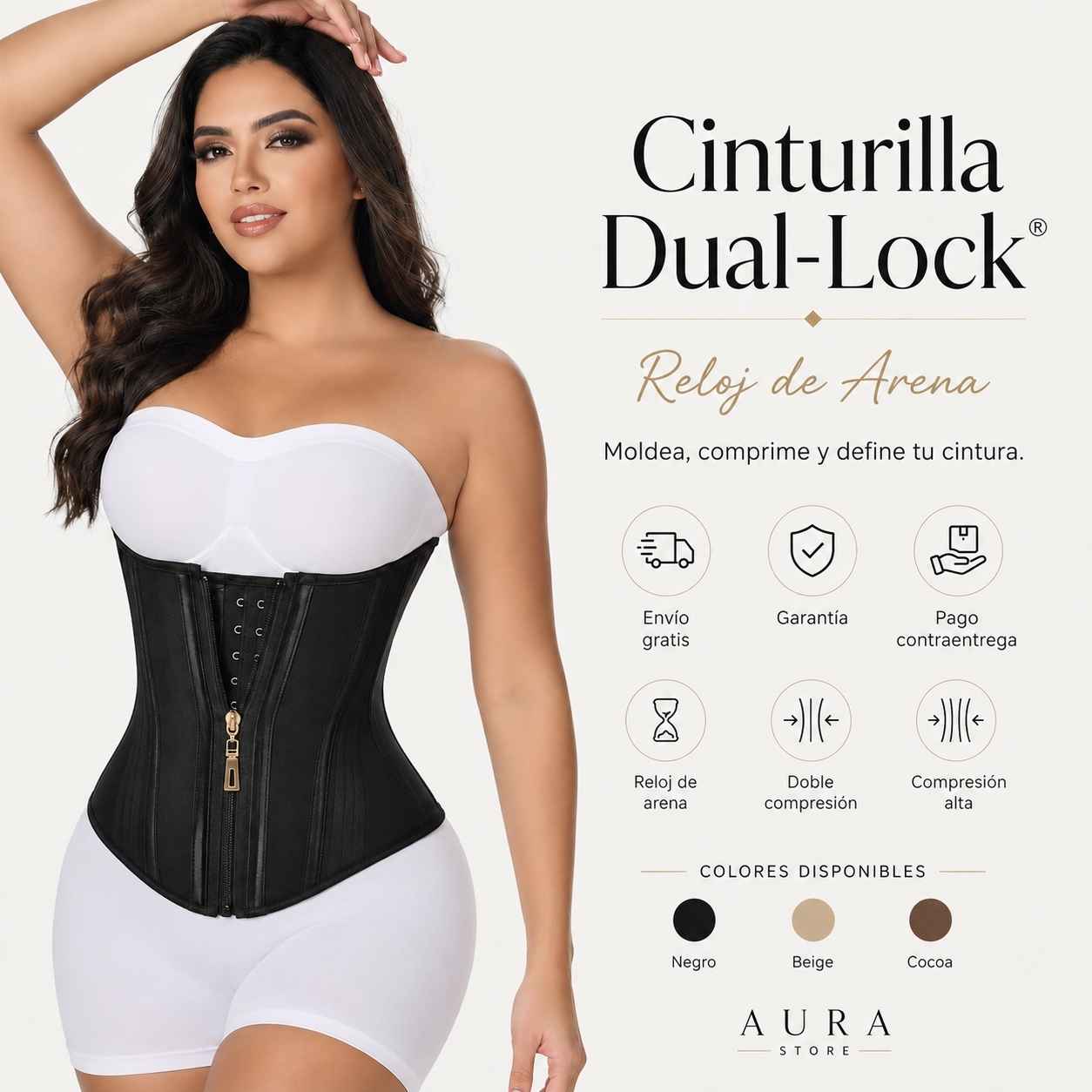 Cinturilla Dual-Lock® Reloj de Arena